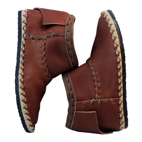 Ricardo Medina Botin Moccasin Booties SEE MEASUREMENTS - Picture 1 of 12